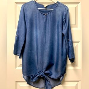 Soft denim style top size small!
